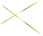 Icon goldene Linien die sich kreuzen